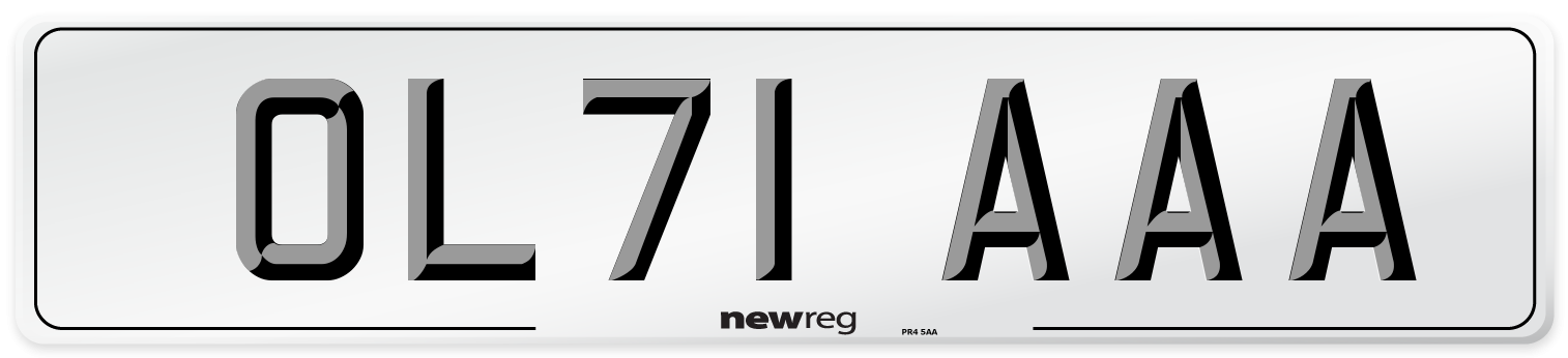 OL71 AAA Number Plate from New Reg